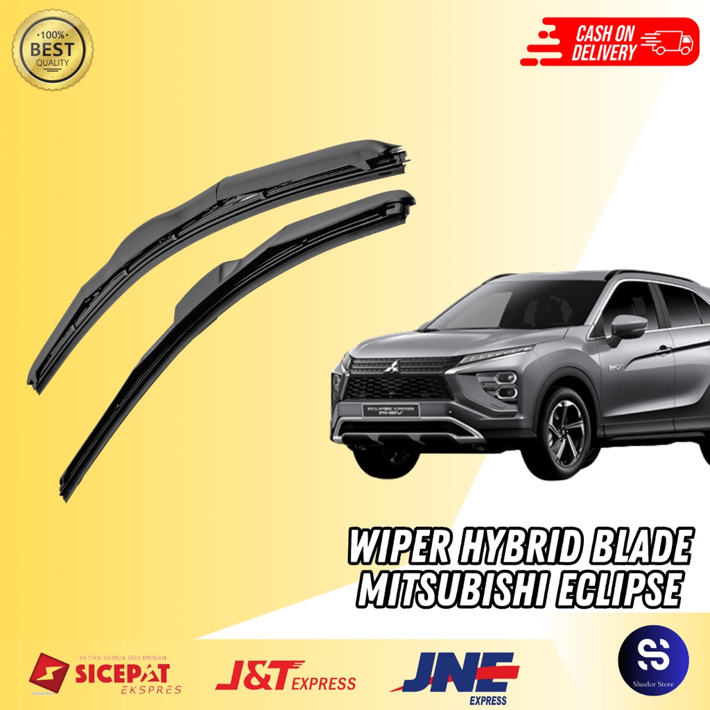 Jual Wiper Hybrid Blade Mitsubishi Eclipse Desain Model Hybrid 1 Set