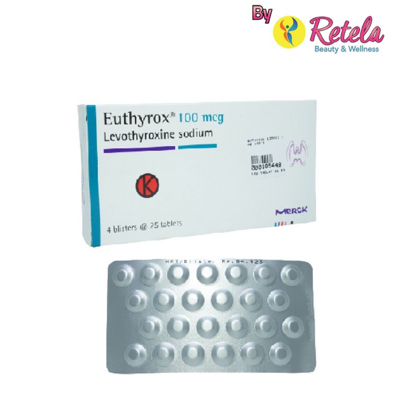 Jual EUTHYROX 100MCG 1 BLISTER ISI 25 TABLET Shopee Indonesia