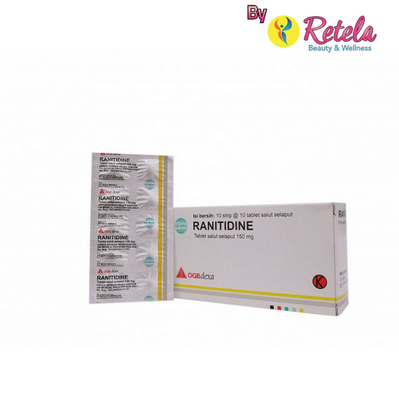 Jual RANITIDINE 150MG 1 BLISTER 10 TABLET Gen HJ Shopee Indonesia