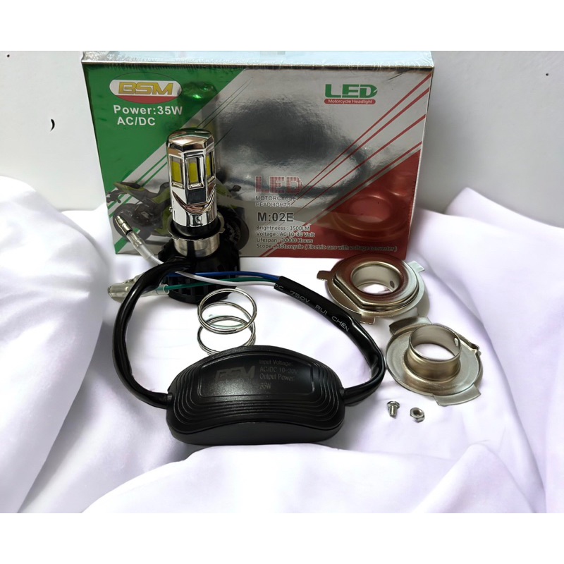 Jual Rtd Lampu Led Utama Motor M E Mata White Bsm Led Original Hid