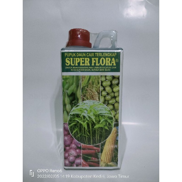 Jual Pupuk Cair Super Flora Liter Untuk Kesuburan Tanaman Daun Bunga