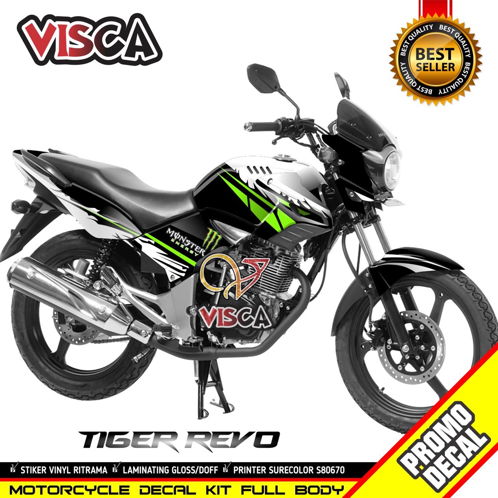 Jual Decal Tiger Revo Full Body Stiker Tiger Revo Full Body Striping