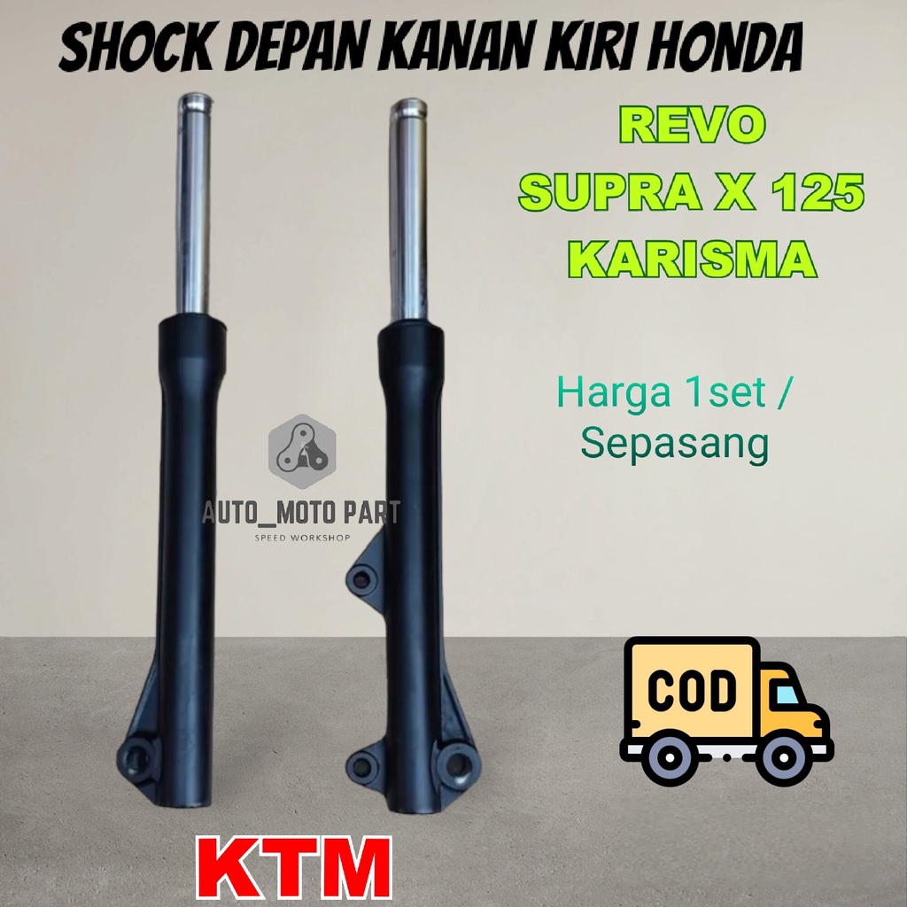 Jual As Shock Depan Set Tabung Revo Lama Supra X 125 Kanan Kiri Set KTM