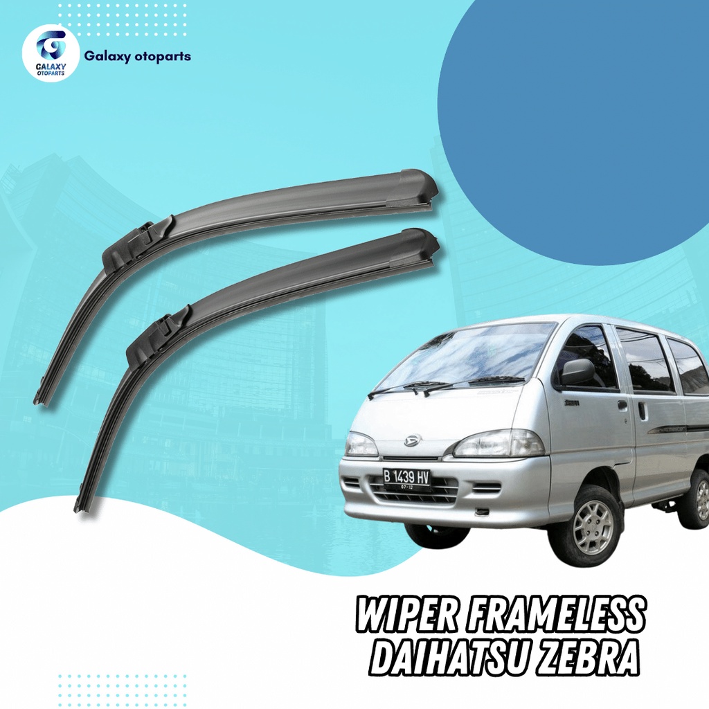 Jual Wiper Frameless Daihatsu Zebra Tanpa Rangka Besi Set Kiri