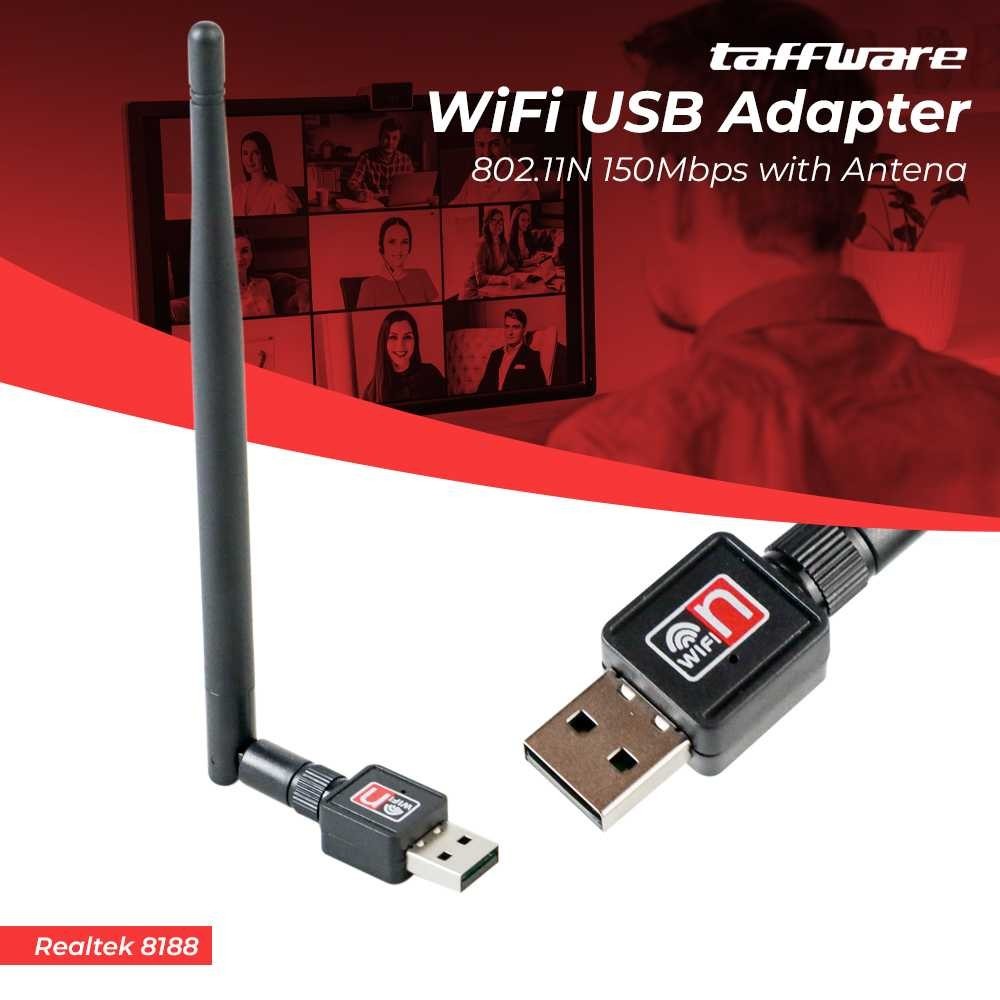 Jual Taffware Wifi Usb Adapter N Mbps With Antena Dp Shopee