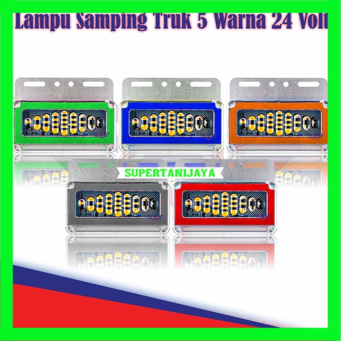 Jual Lampu Samping Truk 5 Warna 24 Volt Shopee Indonesia