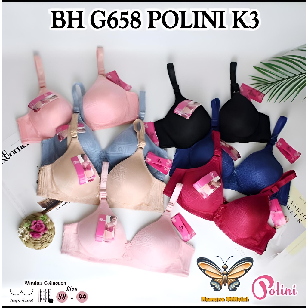 Jual Bh Polini Bra Tanpa Kawat Bh Tanpa Kawat Shopee Indonesia