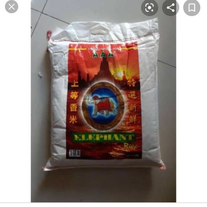 Jual Beras Cap Gajah 10 Kg Shopee Indonesia