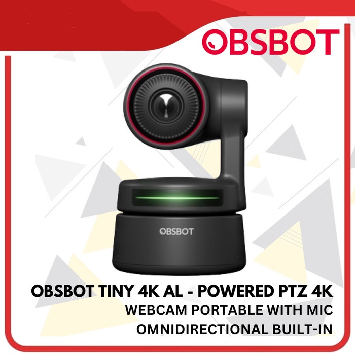 Jual Obsbot Tiny K Ai Powered Ptz K Webcam Shopee Indonesia