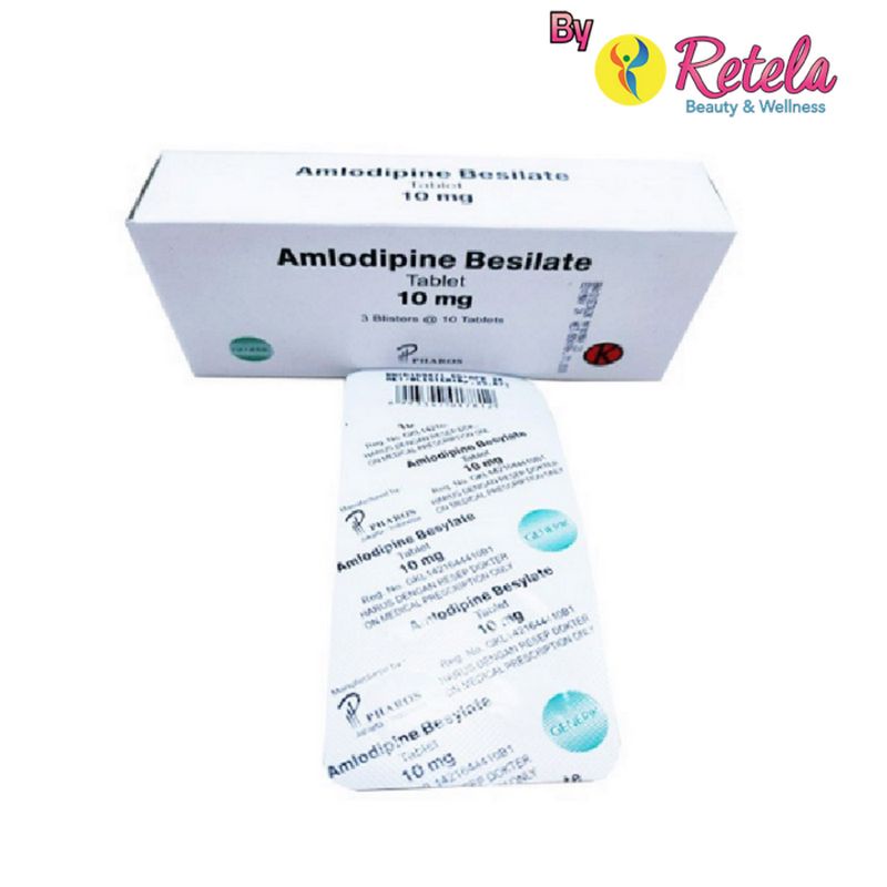 Jual Amlodipine Mg Ogb Blister Tablet Gen Pi Shopee Indonesia