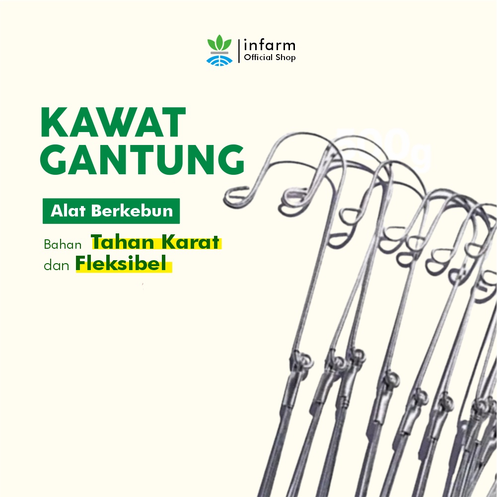 Jual INFARM Kawat Tali Gantung Ukuran 50 Cm Pot Tanaman Hias Satu