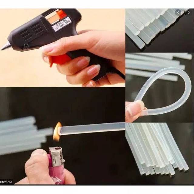 Jual 20 SKR ISI Ulang REFILL LEM TEMBAK Bakar Glue Gun Kecil Lem