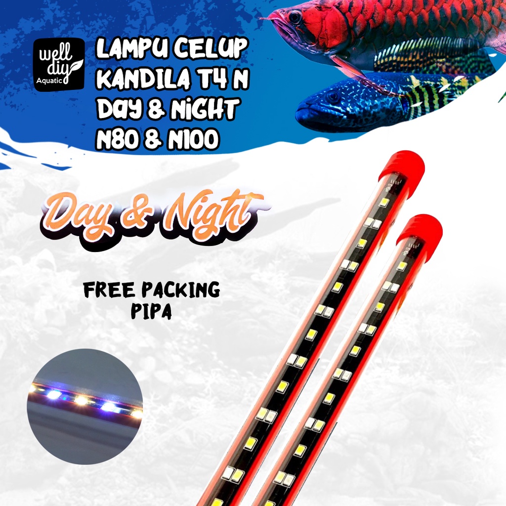 Jual Lampu Celup Kandila Day And Night T4 N Series Aquarium Ikan Channa