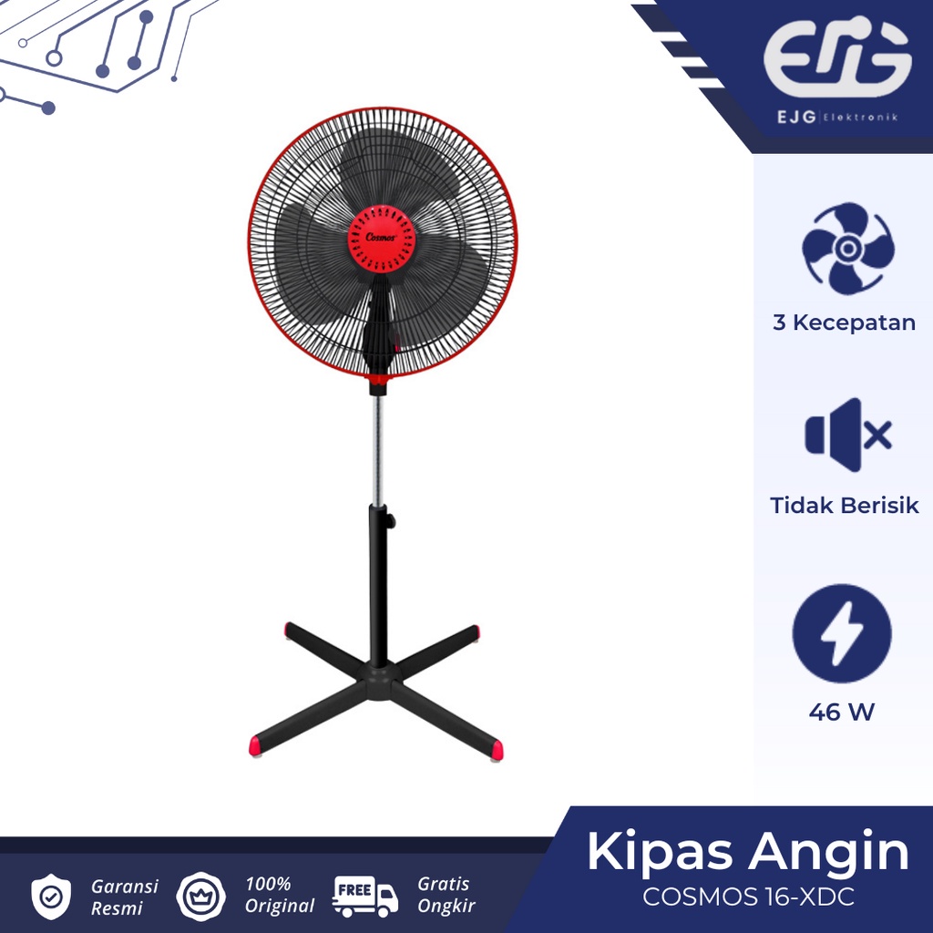 Jual Cosmos Kipas Angin Berdiri Xdc Stand Fand Kaki Silang Xdc