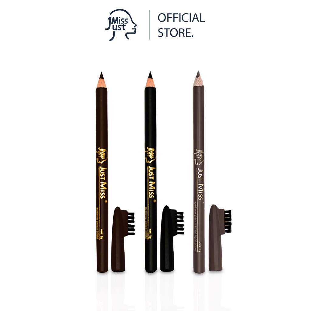 Jual Just Miss Pensil Alis Dengan Sikat Bpom G Eyebrow Pencil