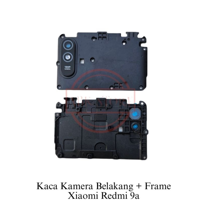 Jual LENSA CAMERA KACA KAMERA BELAKANG FRAME XIAOMI REDMI 9A