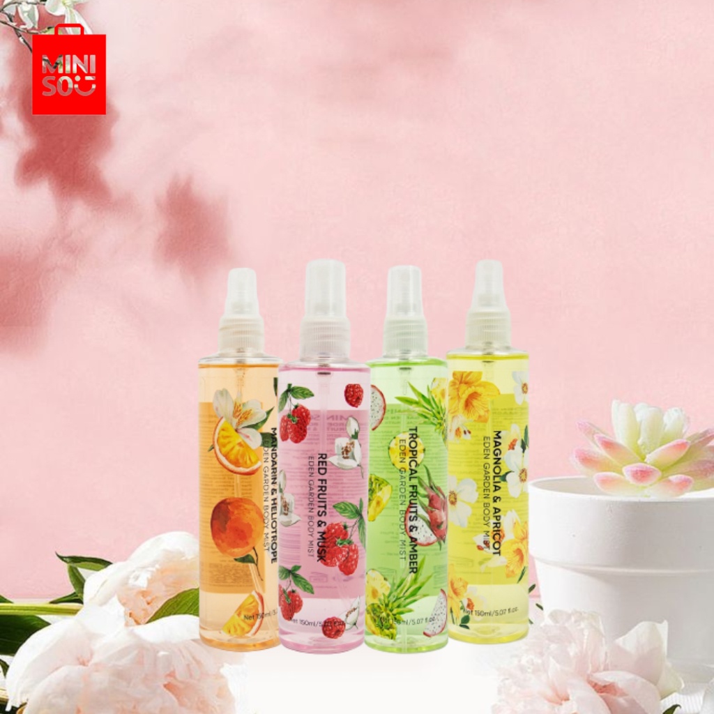 Jual Miniso Eden Garden Body Mist 150ml Shopee Indonesia