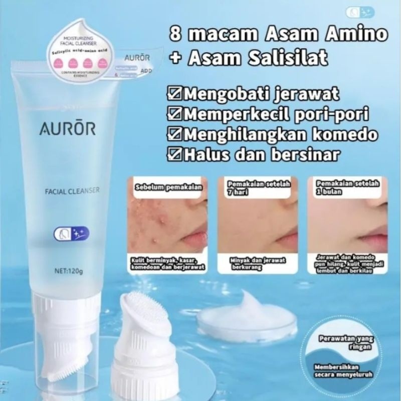 Jual Sabun Muka Telari Dan Mura Auror Facial Cleanser Asam Amino Asam