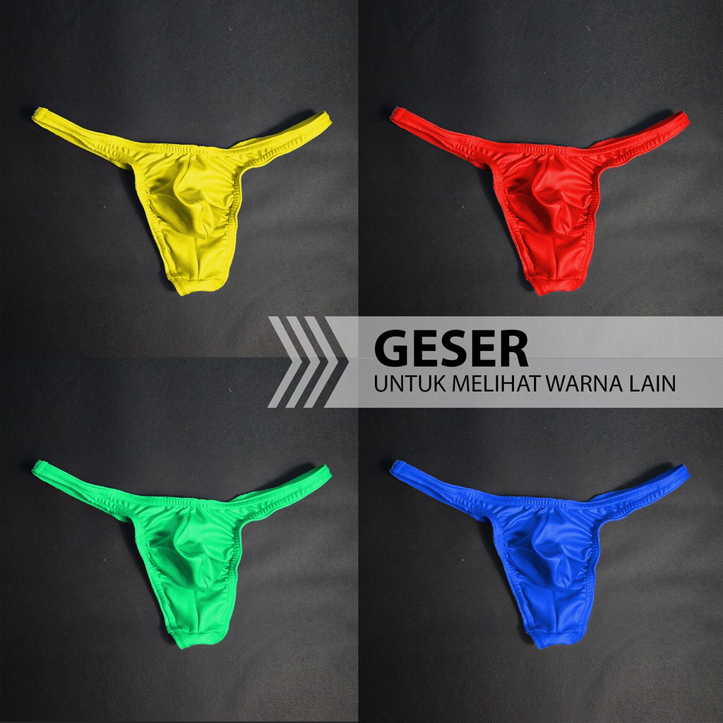 Jual Celana Dalam Thong Pria Seksi Possing Trunk Warna Warni Gstring