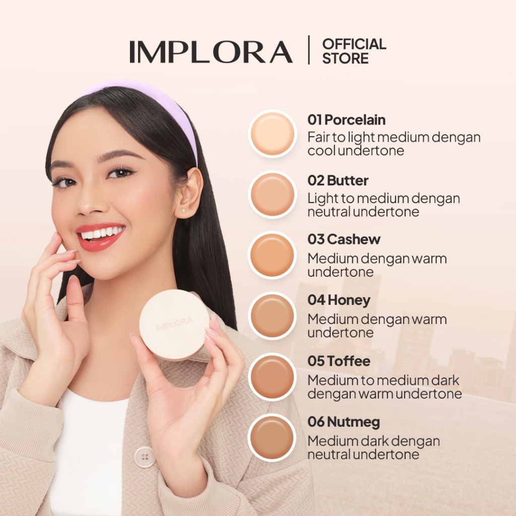 Jual IMPLORA Day To Day All Series Brow Pop Lip Bullet Lite Matte