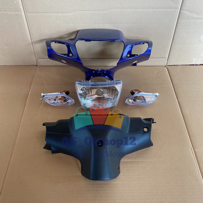 Jual Batok Kepala Depan Belakang Plus Reflektor Sen F Zr Fizr Biru