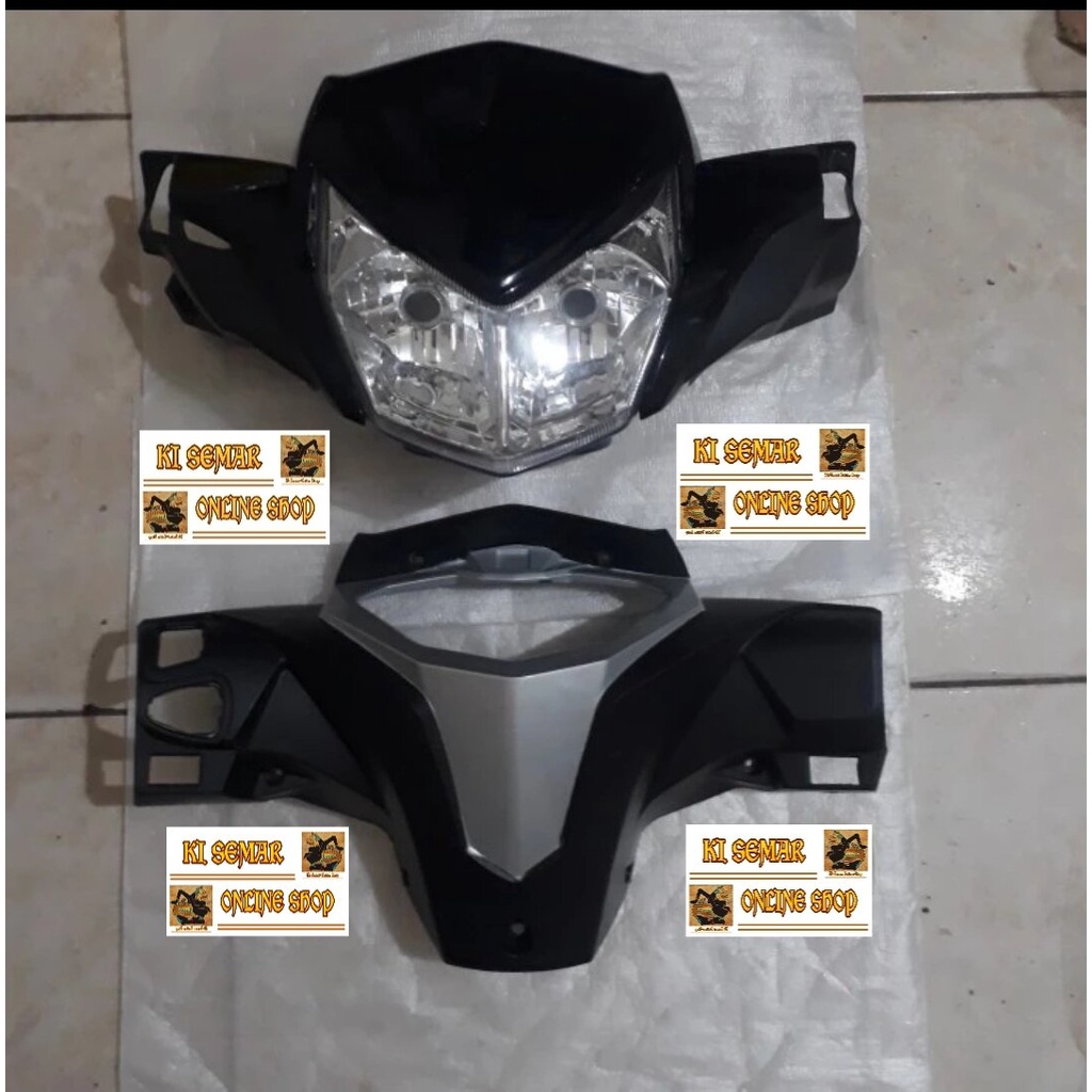 Jual Paket Cover Batok Lampu Depan Belakang Honda Supra X 125 Fi