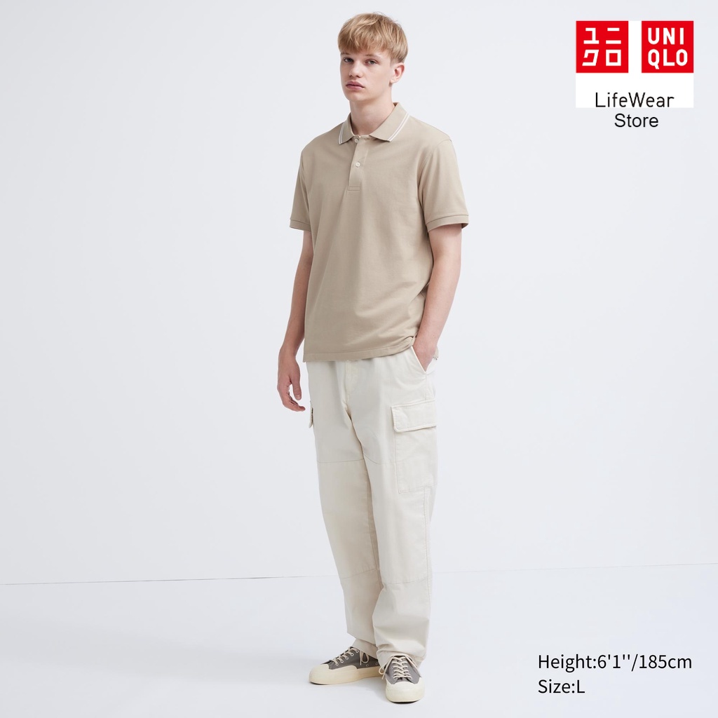 Jual Uniqlo Kaos Polo Dry Pique Lengan Pendek Shopee Indonesia