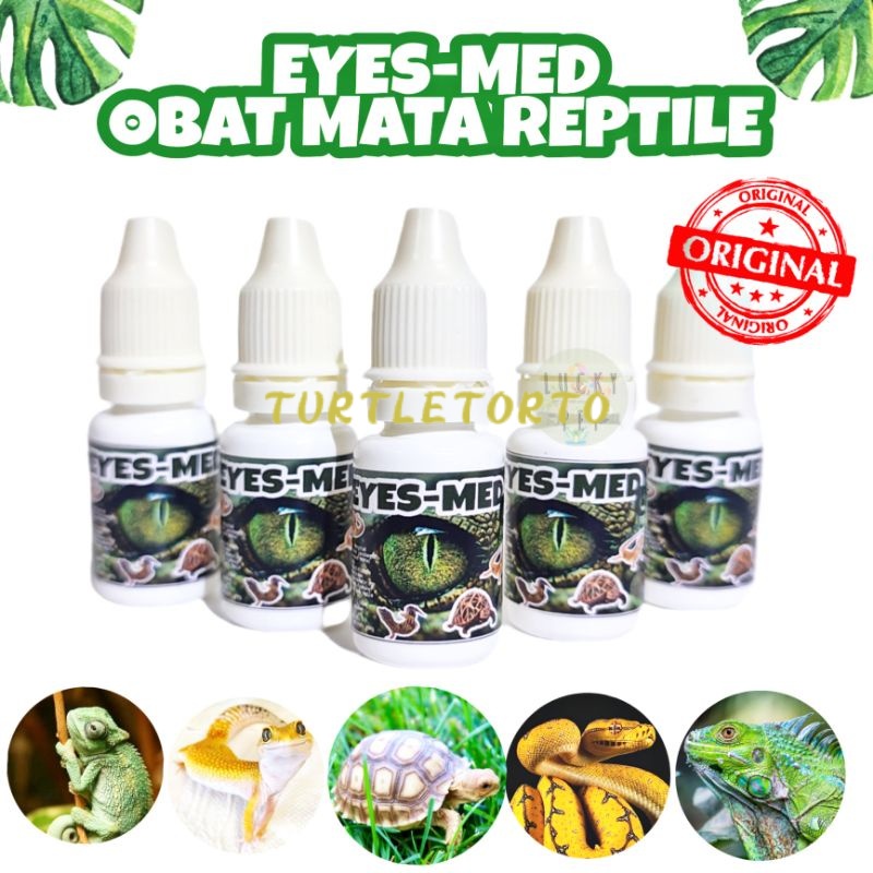 Jual Eyes Med Obat Mata Reptile Sakit Mata Keruh Berair Reptil Kura