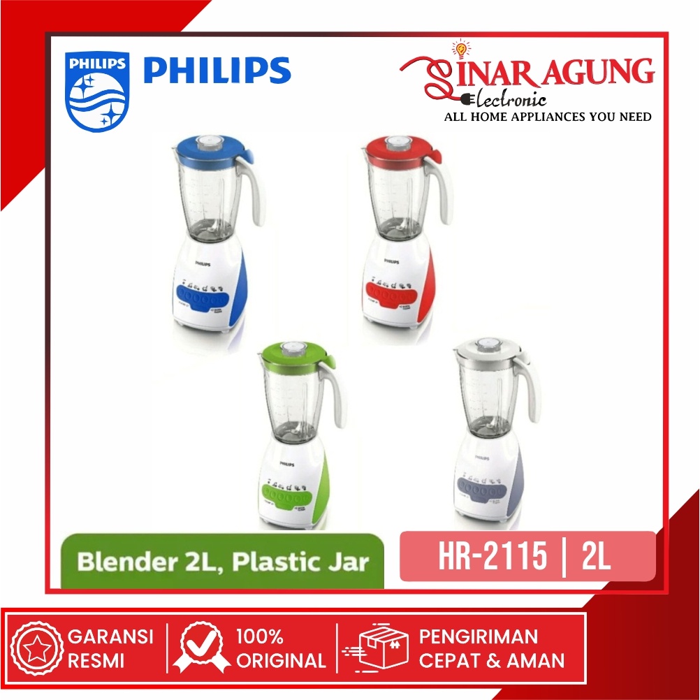 Jual Cod Blender Philips Hr Hr Liter Plastik