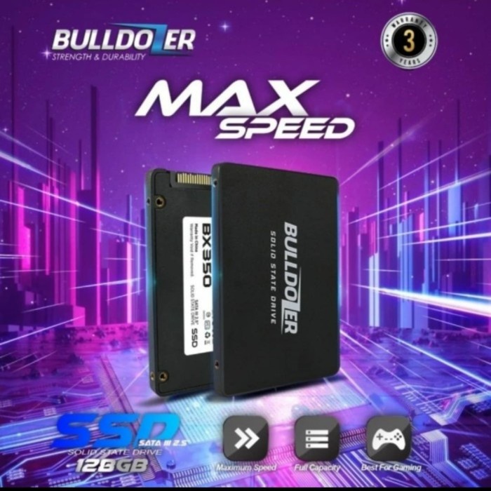 Jual SSD BULLDOZER 128GB 256GB 512GB GARANSI 3 TAHUN SSD 512GB ORIGINAL