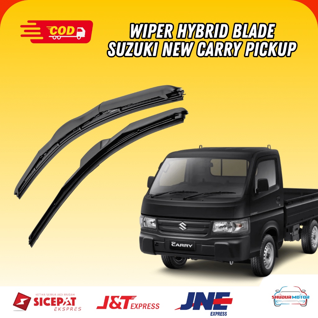 Jual Wiper Hybrid Blade Suzuki New Carry Pickup Frameless Set Kiri