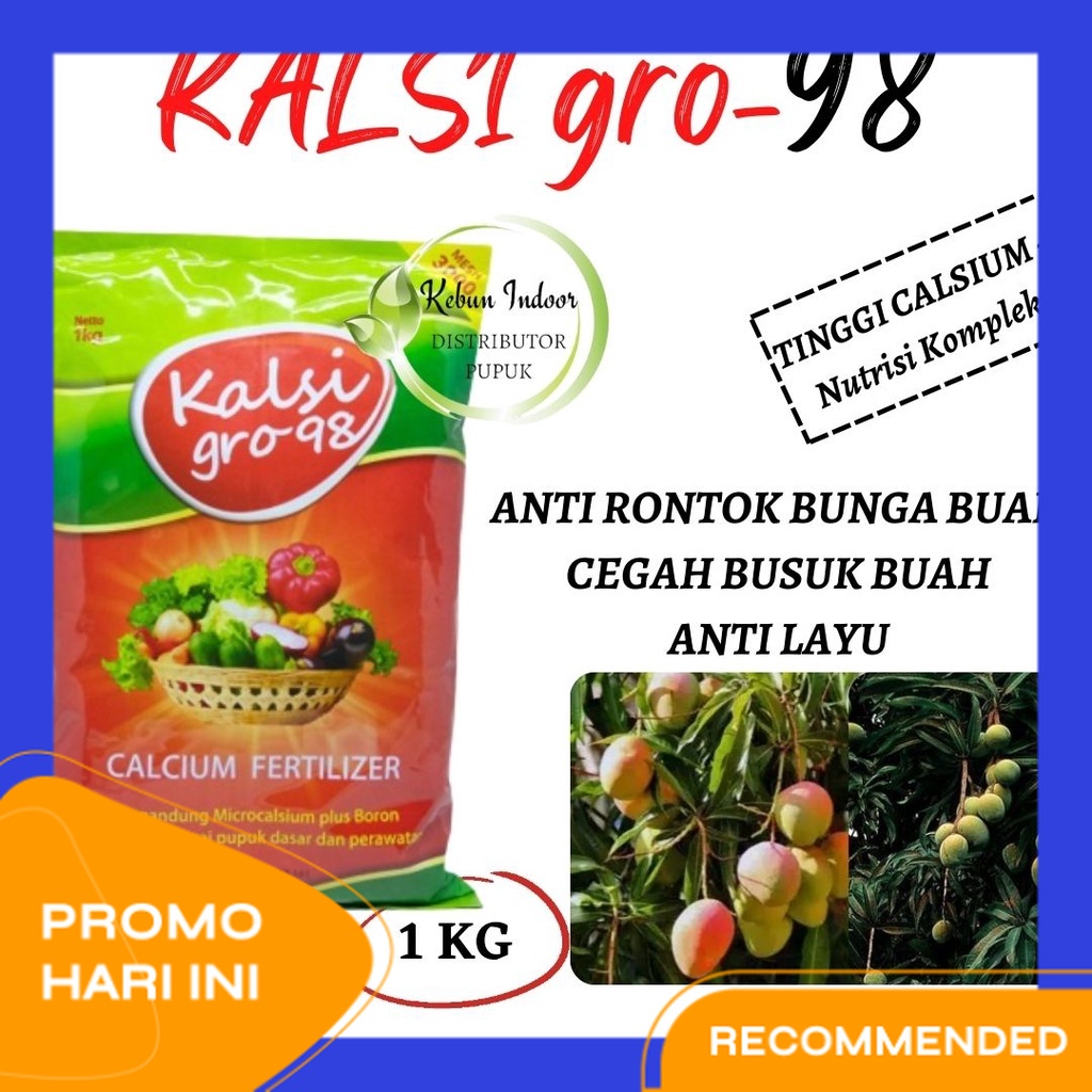 Jual Pupuk Nutrisi Super Calsium KALSI GRO 98 Pupuk Kalsium Mencegah