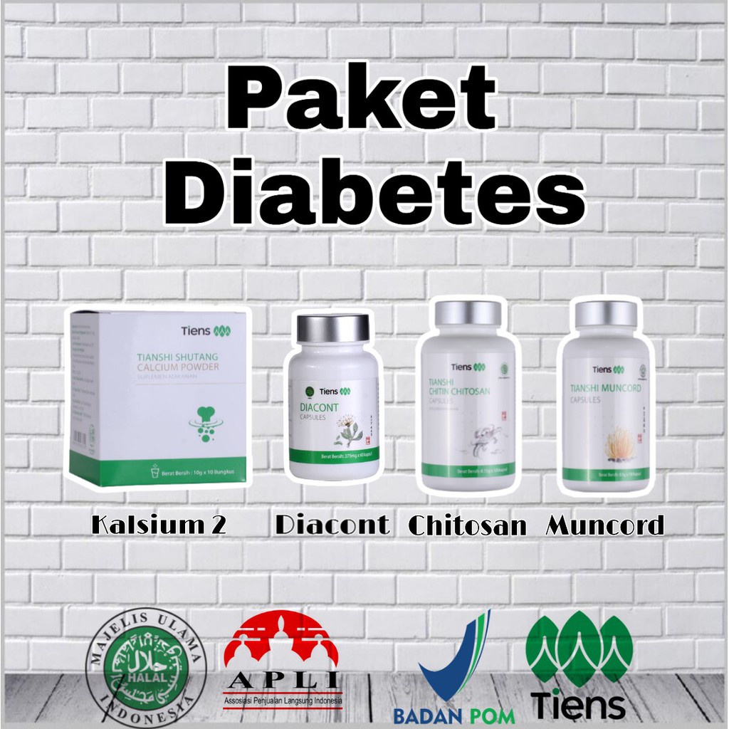 Jual Chi Shu Di Teh Chi Tiens Paket Obat Diabetes Ampuh Menurunkan