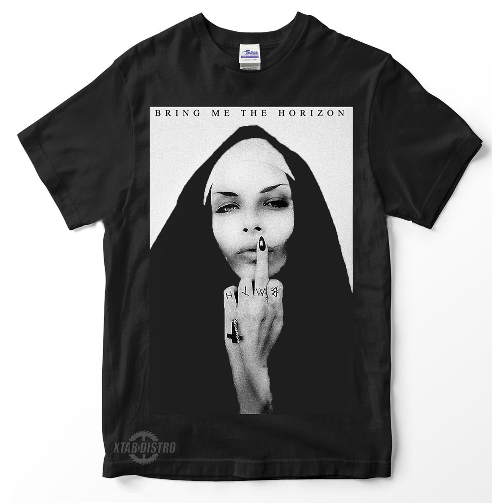 Jual Kaos BRING ME THE HORIZON NUN Premium Tshirt Bmth Nun Kaos Band