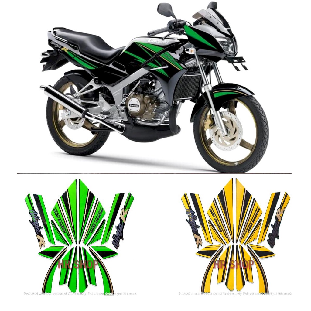 Jual Stiker Striping Lis Les Body Motor Kawasaki Ninja R Se