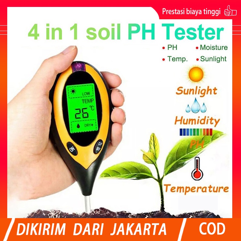 Jual Alat Pengukur In Temperature Kelembapan Tanah Soil Moist Ph