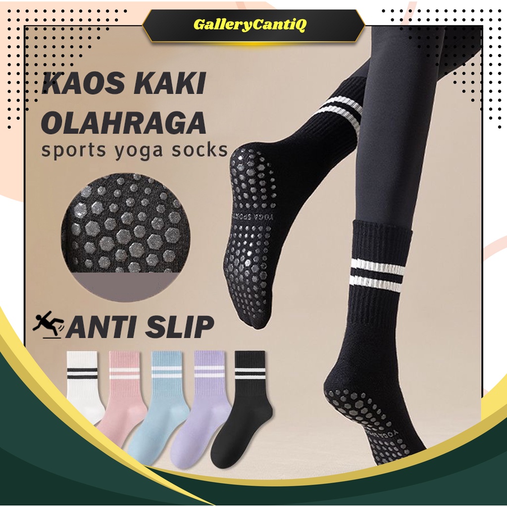 Jual Gallerycantiq Kaos Kaki Senam Gym Pilates Ballet Yoga Panjang