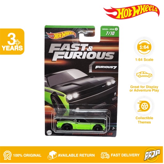 Jual Hot Wheels Fast Furious Seri 2 Dodge Challenger Drift Car