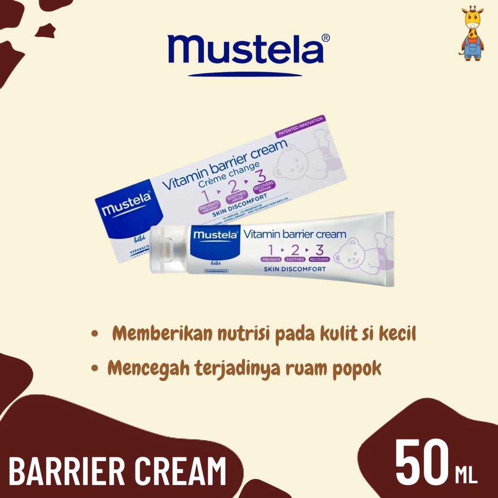 Jual Mustela Barrier Cream Ml Krim Ruam Popok Bayi Diaper Rash