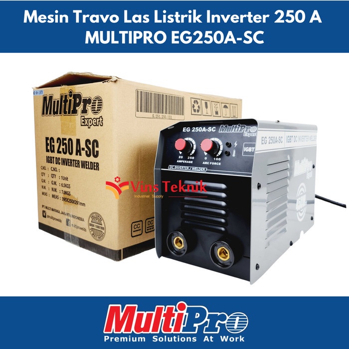 Jual Mesin Las Listrik 250A MULTIPRO EG 250 A SC Inverter Travo EG250