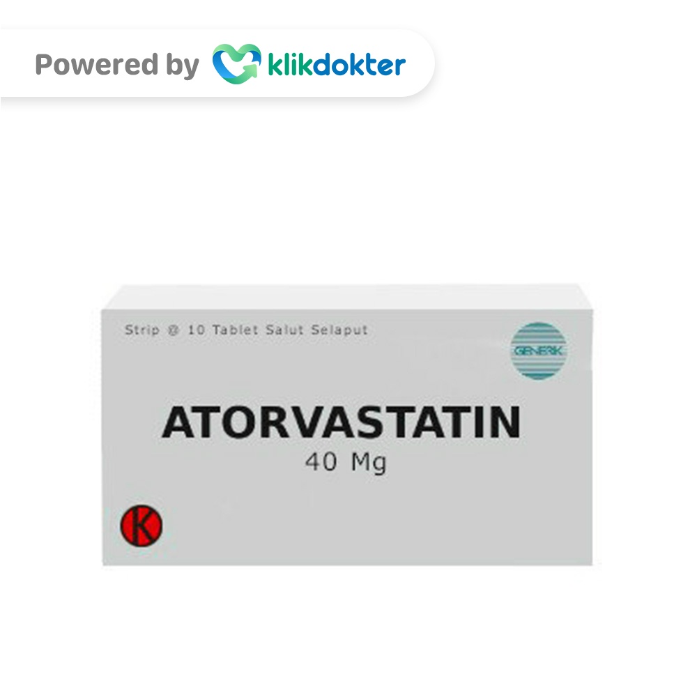 Jual Atorvastatin 40mg 10 Tablet Generik Shopee Indonesia