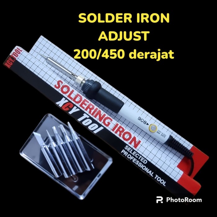 Jual Solder Listrik Iron W Adjustable Temperature W Shopee Indonesia