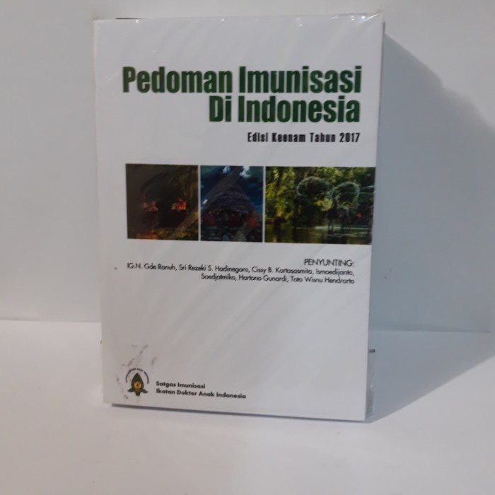 Jual Buku Pedoman Imunisasi Di Indonesia Edisi Keenam Idai Shopee