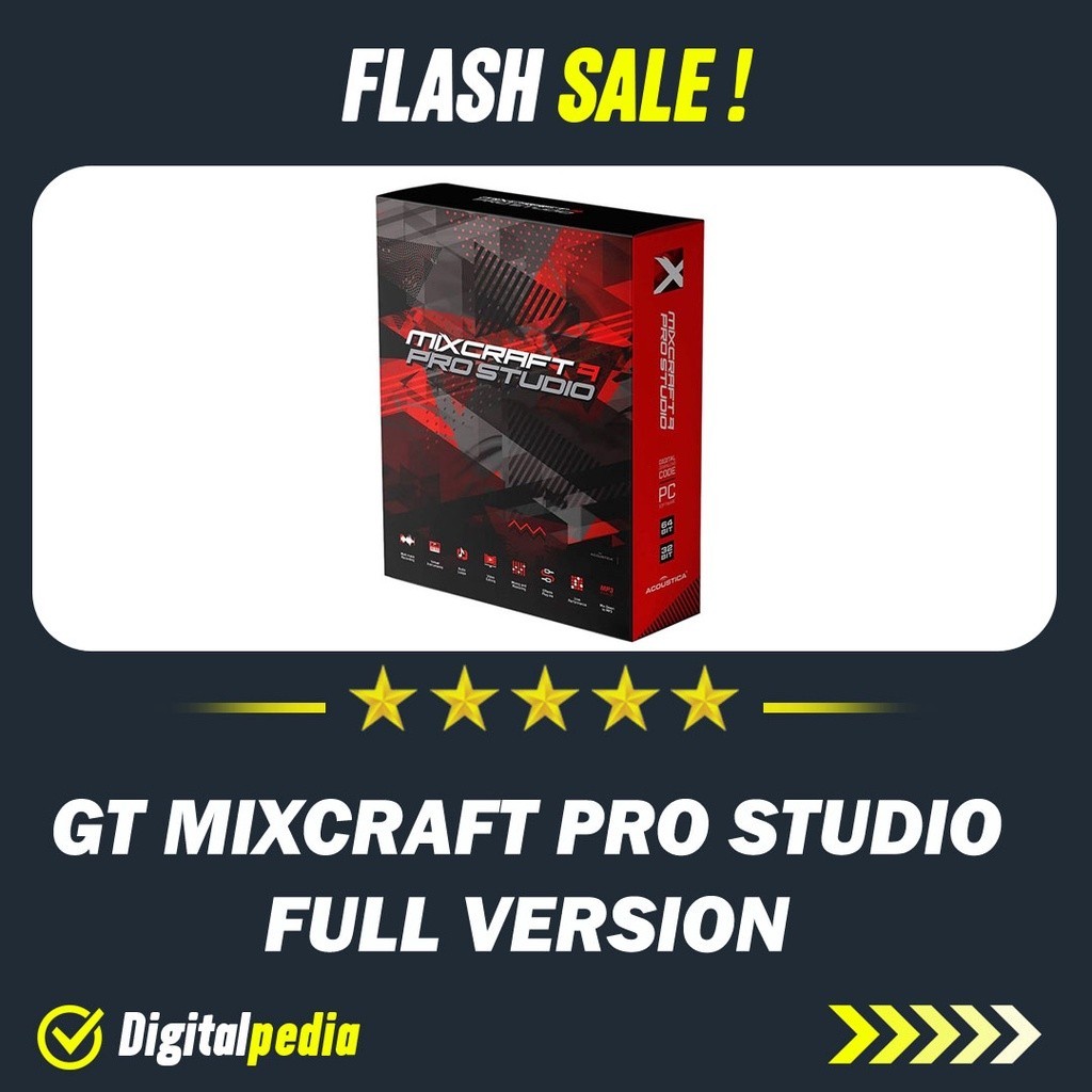 Jual Aplikasi Gt Mixcraft Pro Studio Full Version Terbaru Premium