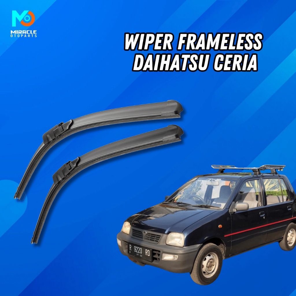 Jual Wiper Frameless Daihatsu Ceria Sepasang 2 PCS Kiri Dan Kanan Model