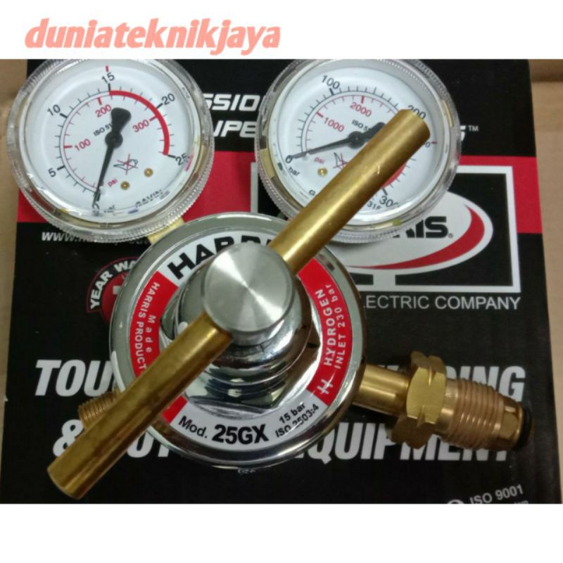 Jual Regulator Hydrogen Hidrogen Tipe 25 GX 15 Bar Merek HARRIS USA