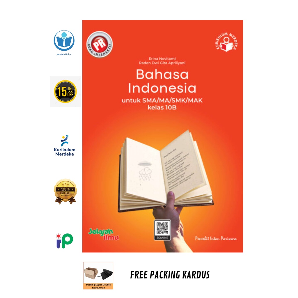 Jual Buku LKS PR Bahasa Indonesia SMA Kelas 10 Semester 2 Kurikulum