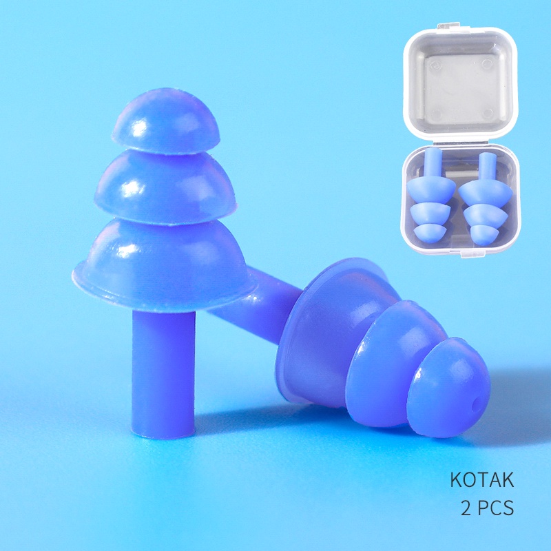 Jual Earplugs Tidur Peredam Suara Nyaman Silicone Earplugs Noise