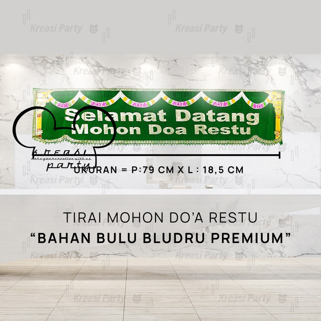 Jual Banner Selamat Datang Mohon Doa Restu Banner Hajatan Shopee