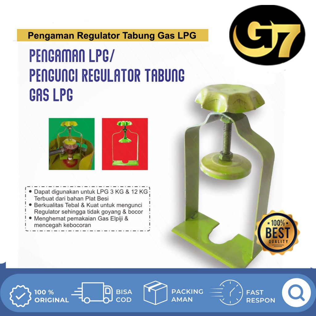 Jual Pengaman Gas Regulator Anti Bocor Alat Kunci Pengencang Tabung Gas